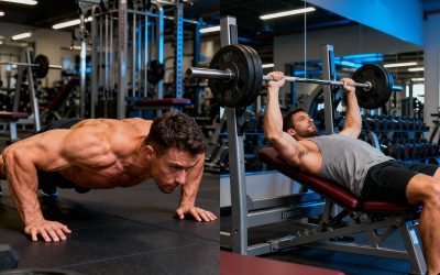 Press de Banca vs Flexiones: ¿Cuál es Mejor para Ganar Masa Muscular?